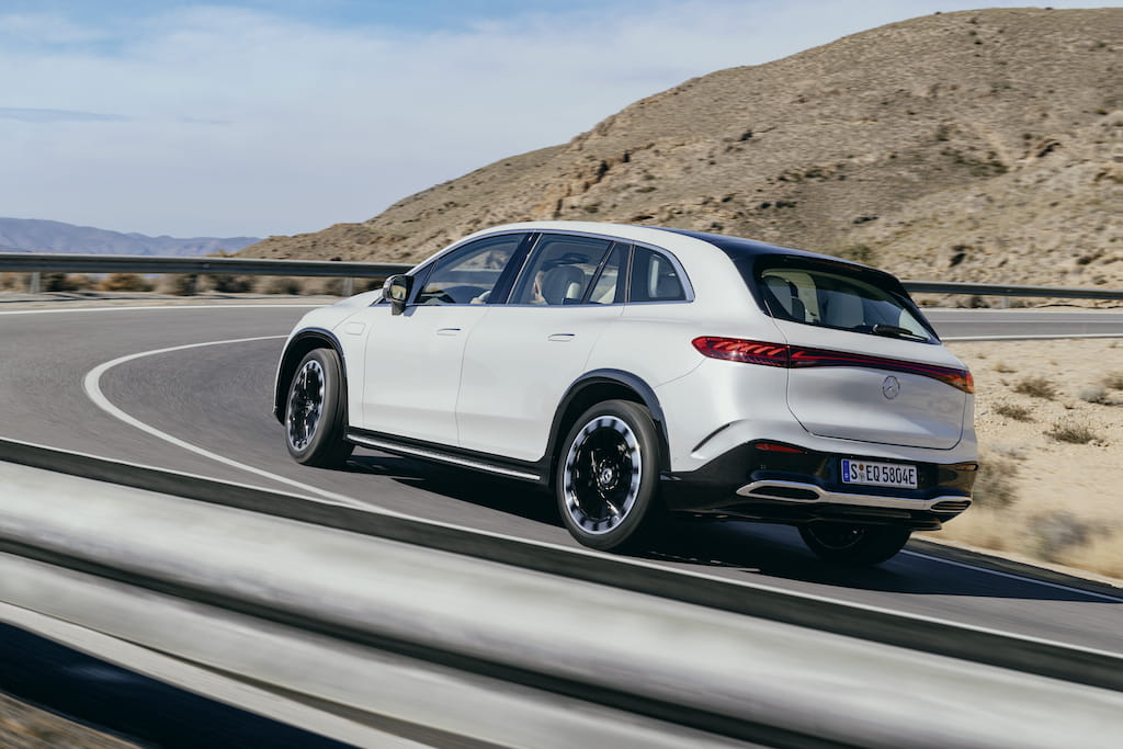 Mercedes Benz SUV back